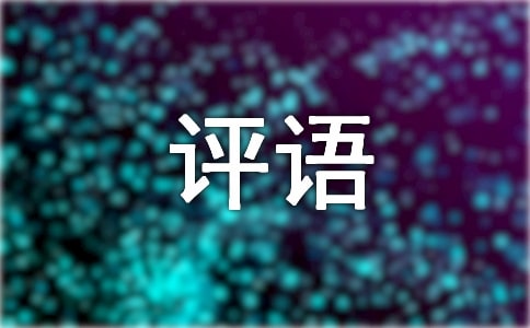 評(píng)作文的評(píng)語(yǔ)