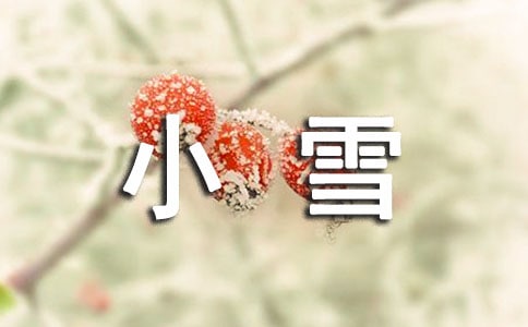 小雪暖心的文案